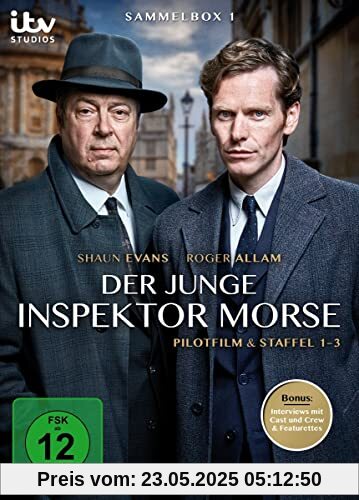Der Junge Inspektor Morse - Sammelbox 1 (Staffel 1-3) / 7 DVD von Shaun Evans