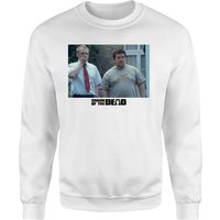 Shaun of the Dead I Think We Should Go Back Inside Sweatshirt - White - L von Shaun Of The Dead