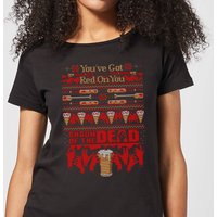 Shaun Of The Dead Youve Got Red On You Christmas Damen T-Shirt - Schwarz - L von Shaun of the Dead
