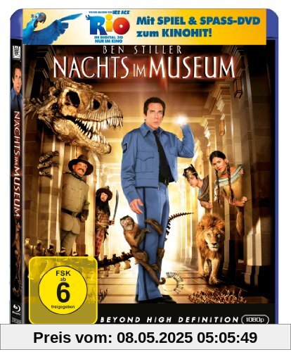Nachts im Museum  (+ Rio Activity Disc) [Blu-ray] von Shawn Levy