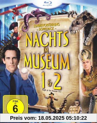 Nachts im Museum 1+2 [Blu-ray] von Shawn Levy