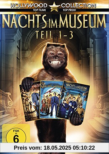 Nachts im Museum - Teil 1-3 [2 DVDs] von Shawn Levy