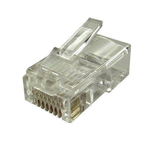 Shaxon Modularstecker, RJ45 8P8c, für Cat5e Rundkabel, solides Kabel, 100 Stück (ULMPRSL-88-100B) von Shaxon