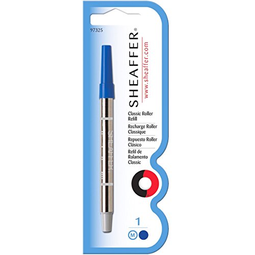 6 Pack – Sheaffer Classic Tintenroller-Nachfüllminen, Blau, Medium Point von Sheaffer