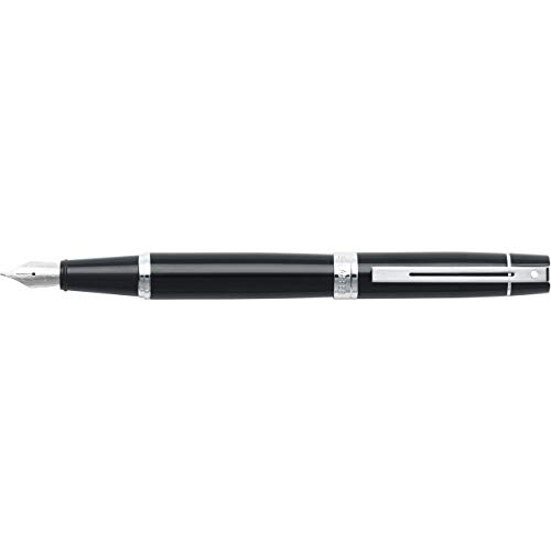 Sheaffer 300 Glanzlack schwarz Lack Füllfederhalter mit feiner Feder von Sheaffer