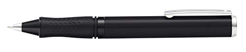 Sheaffer E1920151 Pop Tintenroller (Strichstärke: Mittel, Schreibfarbe: Schwarz) 1 Stück, Schwarz mit Chromdetails von Sheaffer