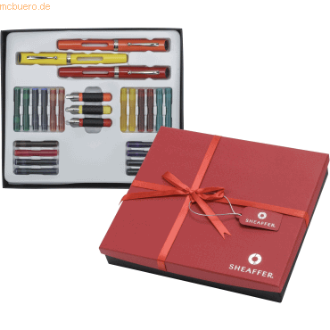 Sheaffer Kalligrafie-Geschenkset Maxi 3 Füllhalter/3 Federn/14 Patrone von Sheaffer