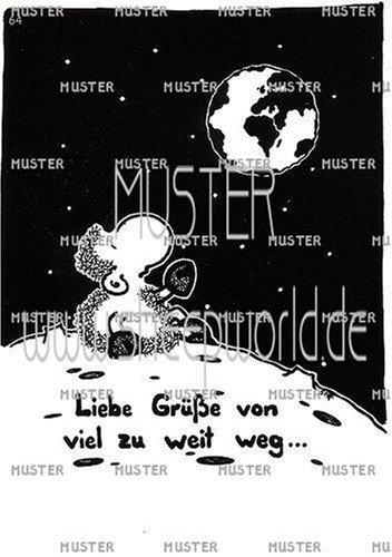 64 – Liebeskarte – Viel zu weit weg... - Postkarte von Sheepworld von Sheepworld