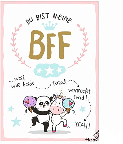 Postkarte Hope & Gloria 15 - Du bist meine BFF von Sheepworld