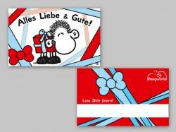 Sheepworld Pocketcard 57179 Alles Liebe &Gute! 46 von Sheepworld