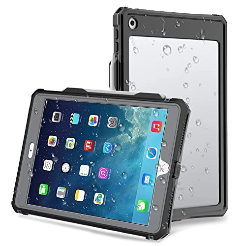 ShellBox iPad 10.2 Hülle 2021/2020/2019 iPad 9. 8. 7. Generation Hülle mit Displayschutzfolie, Stifthalter, drehbarer Ständer, Hand-/Schultergurt. Robuste, stoßfeste Tablet-Schutzhülle für iPad 10,2 Z von ShellBox