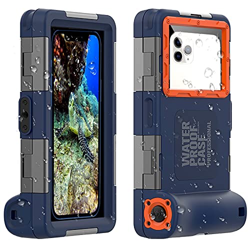 ShellBox wasserdichte Handyhülle Unterwasser Wasserfeste Handy Wasserschutzhülle Handytasche Wasserdicht Schwimmen Baden für iPhone Samsung von ShellBox
