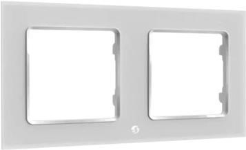 · Accessories·Wall Frame 5,10cm (2)· Wandtaster Rahmen 2-fach· Weiß (WF2_White) von Shelly