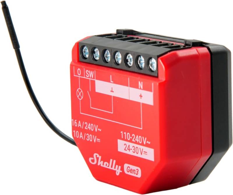 SHELLY Unterputz Relais LoRa Add-on, 2er Pack von Shelly