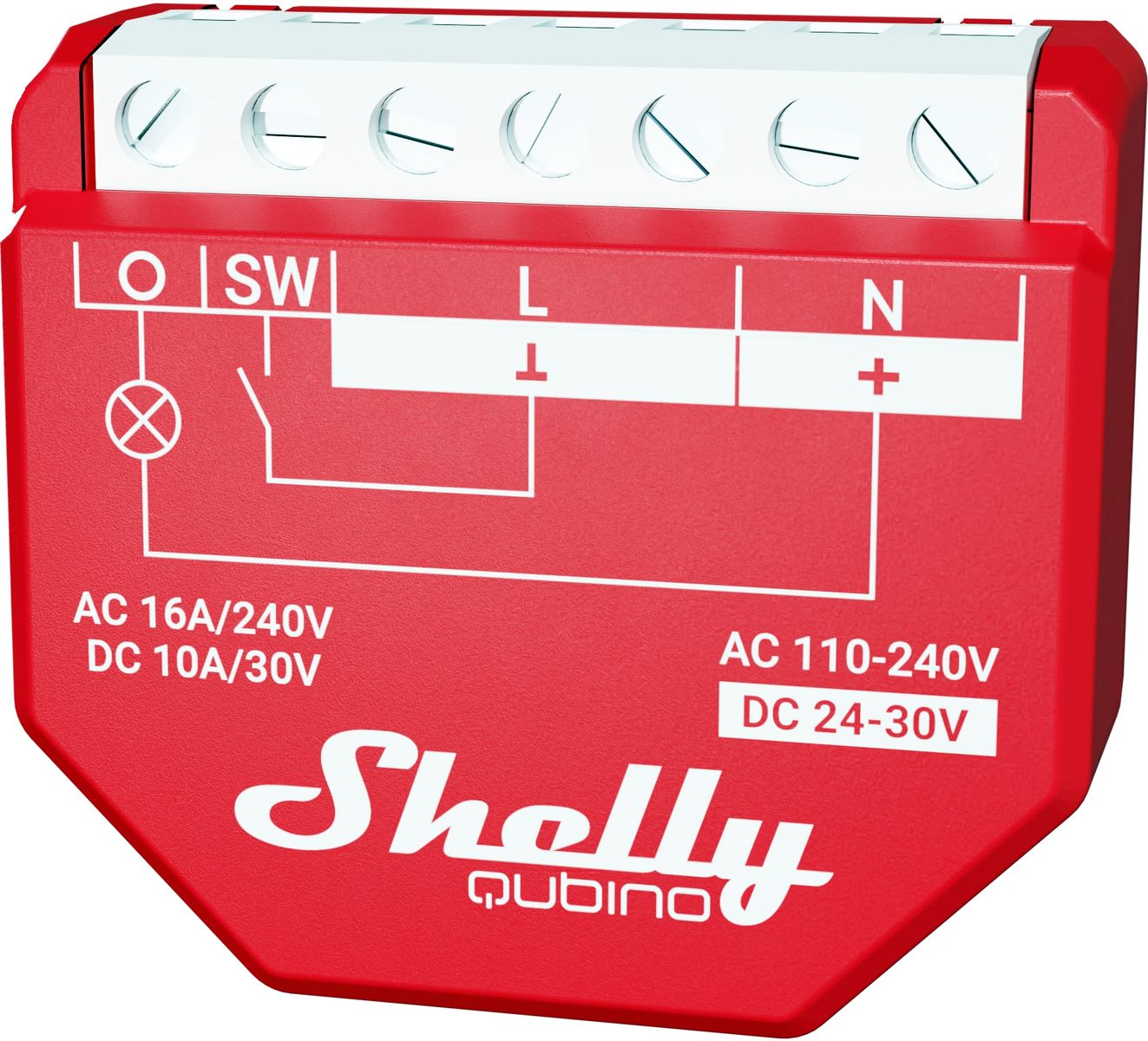 SHELLY WLAN-Schaltaktor Wave 1PM, 16 A, 1 Kanal, UP, Z-Wave, Messfunktion von Shelly
