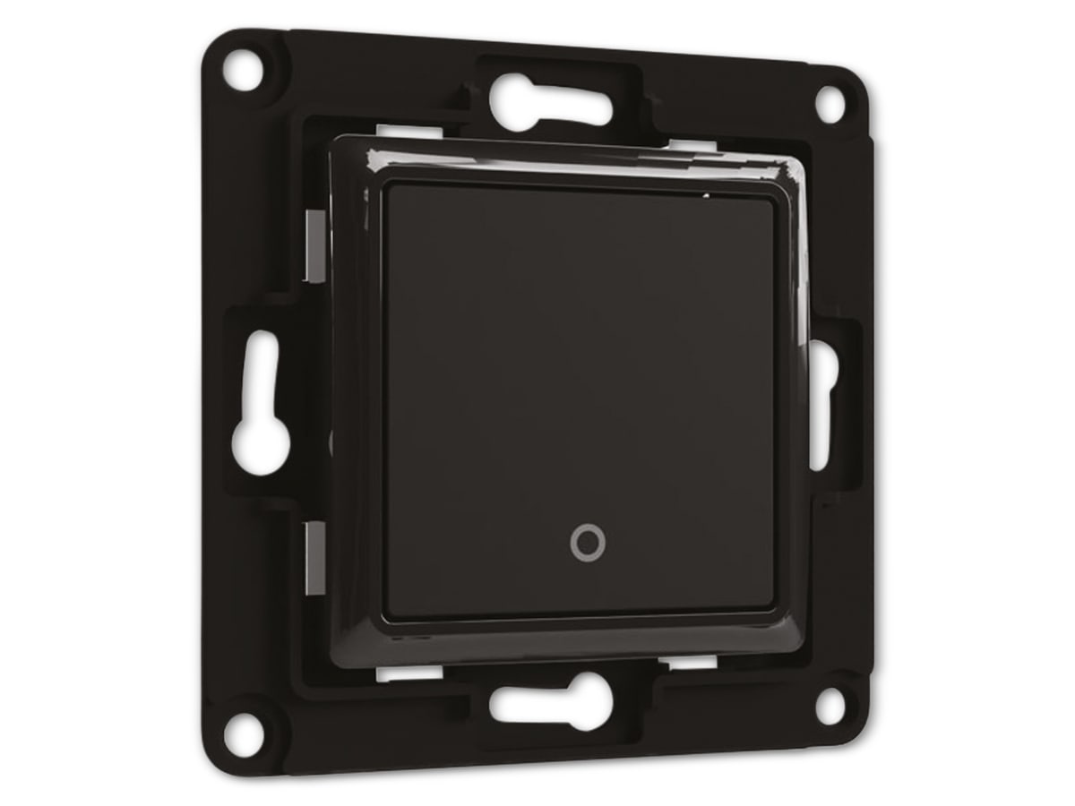 SHELLY Wandtaster Wall Switch 1, schwarz von Shelly