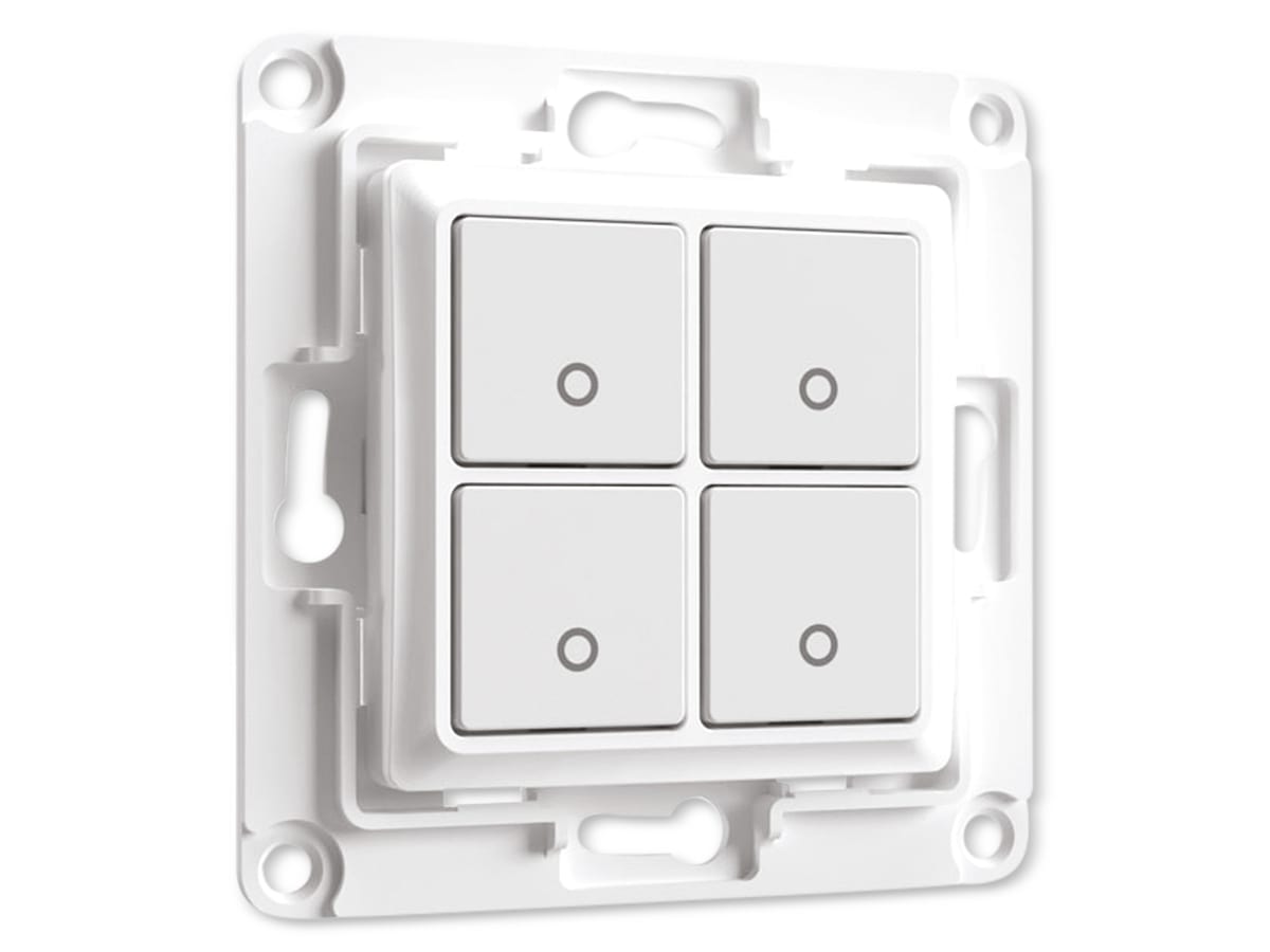 SHELLY Wandtaster Wall Switch 4, weiß, 4-fach SHELLY Wandtaster Wall Switch 4, weiß, 4-fach von Shelly