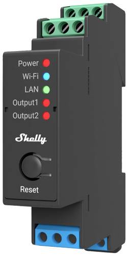 Shelly 2Pro Schaltaktor Bluetooth, Wi-Fi Shelly 2Pro Schaltaktor Bluetooth, Wi-Fi von Shelly