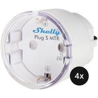 Shelly Plug S (Gen. 3) mit Matter - 4er-Set von Shelly
