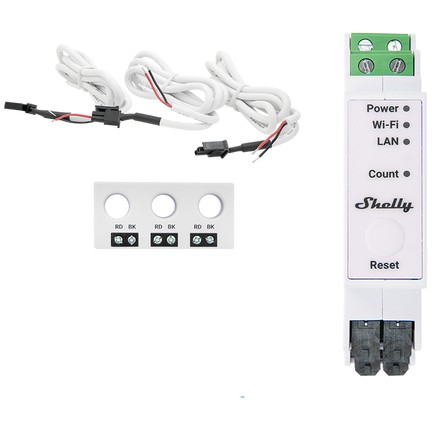 Shelly Pro 3EM-3CT63 energy cost meter Shelly Pro 3EM-3CT63 energy cost meter von Shelly