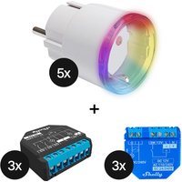 Shelly Starter-Set - mit 5x Plus Plug S, 3x Plus 1 und 3x Plus 2PM Shelly Starter-Set - mit 5x Plus Plug S, 3x Plus 1 und 3x Plus 2PM von Shelly