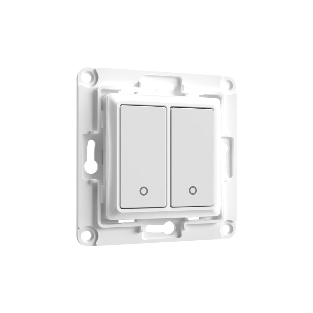 Shelly Wall Switch 2, Wandtaster 2-fach, weiß Shelly Wall Switch 2, Wandtaster 2-fach, weiß von Shelly