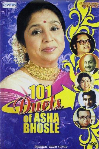 101Duets of Aasha Bhosle (Collectors Edition) Hindi Songs DVD (3 DVD Pack) von Shemaroo