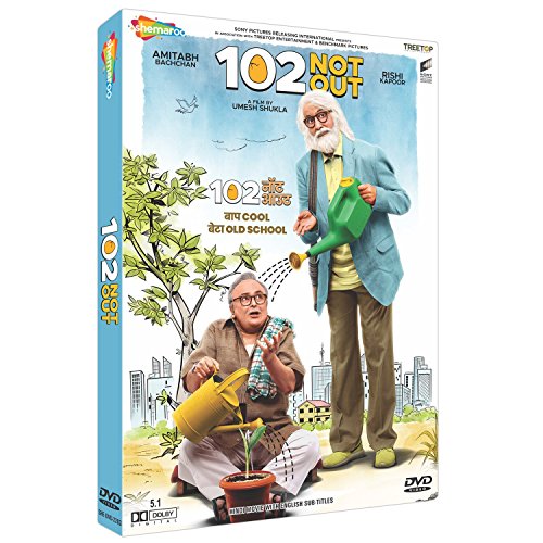 102 NOT OUT Film ~ DVD ~ Bollywood ~ Amitabh Bachchan, Rishi Kapoor ~ Hindi mit englischem Untertitel ~ India ~ 2018 ~ Original SHEMAROO DVD ~ verkauf nur über Bollywood 24/7 von Shemaroo