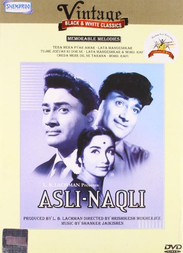Asli Naqli. Bollywood Klassiker mit Dev Anand und Sadhana. Sprache: Hindi, Untertitel: Englisch. [DVD][IMPORT] von Shemaroo