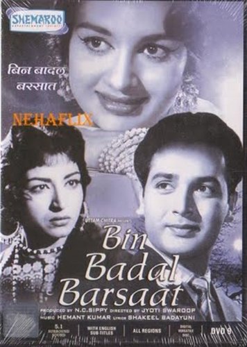 Bin Badal Barsaat (1963) (Hindi Classic Film / Bollywood Movie / Indian Cinema DVD) von Shemaroo