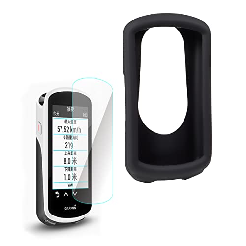 CNC Silikon Schutzhülle für Garmin Edge 130Plus/530/830/1030/520 Schutzfolie Displayschutzfolie GPS Bike Computer，Hülle für Garmin Edge Explore/530/830/130/1030 Plus/520 Panzerglas Schutzfolie GPS. von ShenZhenShiShiLiLanTianKeJiYouXianGongSi