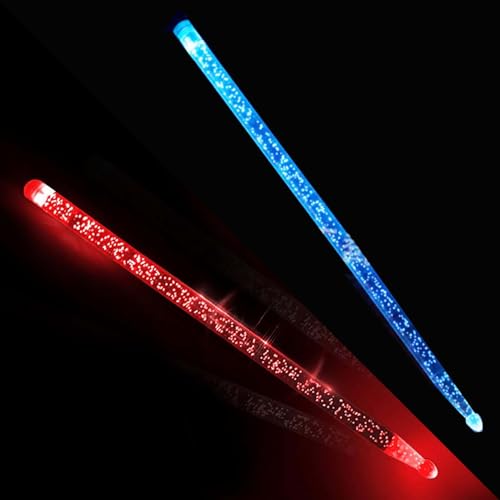 LED Leucht Drumsticks,LED Leuchten Trommelstock 5A,Leuchttrommelstöcke,Beleuchtete Drumsticks,Drum Sticks für Groß Angelegte Nachtveranstaltungen Night von Shengruili