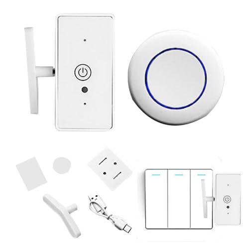 Ferntastendrücker, Lazy Button Pusher, Fernbedienung ausschalten Finger Bot, Multifunktionale drahtlose Finger Bot für Home Lights Lampe Ferntastendrücker, Lazy Button Pusher, Fernbedienung ausschalten Finger Bot, Multifunktionale drahtlose Finger Bot für Home Lights Lampe von Shenrongtong