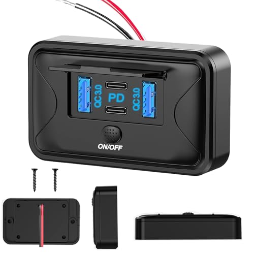 Kfz-Adapter für Steckdose – Steckdose Schnellladegerät Steckdose – Schnelle Automobilgeräte Multiport Portable Mobile Rapid Mehrere Gadgets für Reisen Kfz-Adapter für Steckdose – Steckdose Schnellladegerät Steckdose – Schnelle Automobilgeräte Multiport Portable Mobile Rapid Mehrere Gadgets für Reisen von Shenrongtong
