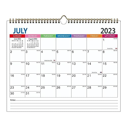 Wandkalender 2023/24 – 37,9 C Großer Hängekalender, Juli 2023 Bis Dezember 2024, A4-Familienkalender Zum Planen Und Organisieren von Shenrongtong