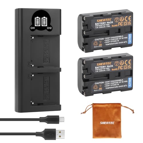 2Stk 7.4V Li-ion NP-FM50 NP FM50 Akku + Ladegerät für Sony NP-FM30, NP-FM51, NP-QM50, NP-QM51, CCD-TRV128, CCD-TR108, CCD-TR208, CCD-TR408, CCD-TR748 2Stk 7.4V Li-ion NP-FM50 NP FM50 Akku + Ladegerät für Sony NP-FM30, NP-FM51, NP-QM50, NP-QM51, CCD-TRV128, CCD-TR108, CCD-TR208, CCD-TR408, CCD-TR748 von Shentec
