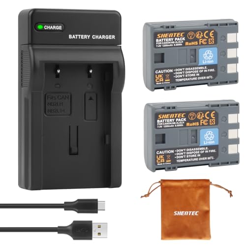 2X 7.4V Li-ion Ersatz für Canon Akku NB-2L NB-2LH NB-2L18 BP-2L5 BP-2L12 BP-2L14 Canon EOS 350D 400D PowerShot G7 G9 S40 S50 S60 S70 2X 7.4V Li-ion Ersatz für Canon Akku NB-2L NB-2LH NB-2L18 BP-2L5 BP-2L12 BP-2L14 Canon EOS 350D 400D PowerShot G7 G9 S40 S50 S60 S70 von Shentec