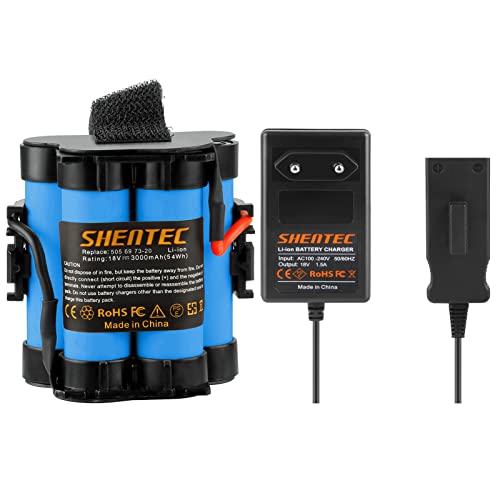 Shentec 18V 3000mAh Akku Lithium Ladegerät Kompatibel mit Gardena Mähroboter R80Li R75Li R70Li R50Li R45Li R40Li R38Li Husqvarna Automatischer Rasenmäher 105, 305, 308, 308x Flymo Mähroboter 1200R Shentec 18V 3000mAh Akku Lithium Ladegerät Kompatibel mit Gardena Mähroboter R80Li R75Li R70Li R50Li R45Li R40Li R38Li Husqvarna Automatischer Rasenmäher 105, 305, 308, 308x Flymo Mähroboter 1200R von Shentec