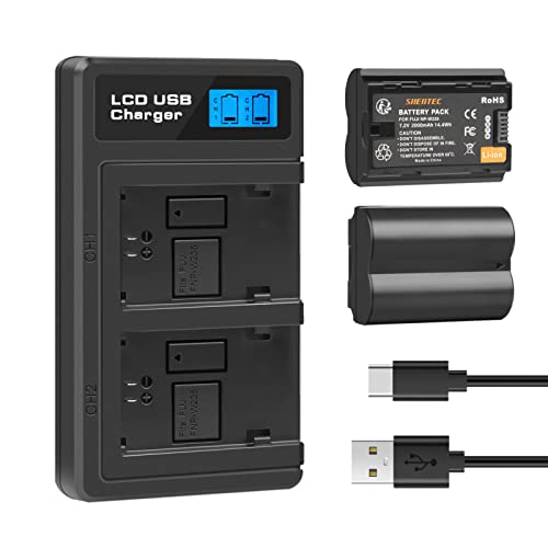 Shentec Li-ion 7.2V 2000mAh Akku für NP-W235 kompatibel mit Fujifilm X-T4 Fujifilm VG-XT4 Fujifilm X-H2 X-H2s X-T4 GFX-100S - mit NTC-Sensor und V1 Gehäuse Shentec Li-ion 7.2V 2000mAh Akku für NP-W235 kompatibel mit Fujifilm X-T4 Fujifilm VG-XT4 Fujifilm X-H2 X-H2s X-T4 GFX-100S - mit NTC-Sensor und V1 Gehäuse von Shentec