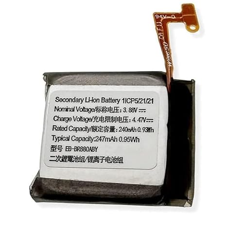 FURFURAKKU 3.88V Ersatz Akku Für Galaxy Watch 4 Classic 42mm SM-R880N EB-BR880ABE EB-BR880ABY 1ICP5/21/21 FURFURAKKU 3.88V Ersatz Akku Für Galaxy Watch 4 Classic 42mm SM-R880N EB-BR880ABE EB-BR880ABY 1ICP5/21/21 von Shenzhen Shengrui Technology Co.,LTD.
