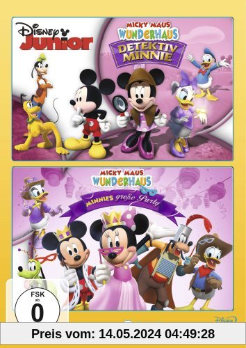 Micky Maus Wunderhaus - Detektiv Minnie / Minnies grosse Party [2 DVDs] von Sherie Pollack
