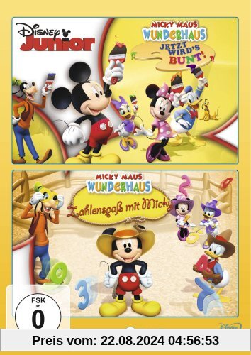 Micky Maus Wunderhaus - Jetzt wird's bunt! / Zahlenspaß mit Micky [2 DVDs] von Sherie Pollack