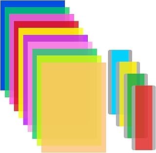 Sheryl&Rain Legasthenie-Overlays, 10 × A4 farbige Legastheniehilfen mit 4 Leselinealen für Legasthenie, Overlays zum Lesen von Legasthenie, PVC-geführte Leseüberlagerungen für Erwachsene und Kinder Sheryl&Rain Legasthenie-Overlays, 10 × A4 farbige Legastheniehilfen mit 4 Leselinealen für Legasthenie, Overlays zum Lesen von Legasthenie, PVC-geführte Leseüberlagerungen für Erwachsene und Kinder von Sheryl&Rain
