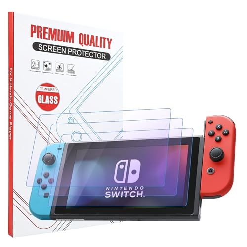 Shesyuki 3er-Pack Displayschutzfolie kompatibel mit Nintendo Switch 6,2 Zoll, Anti-Blau-Beleuchtung, gehärtetes Glas Displayschutzfolie, Anti-Kratzer, berührungsempfindlich Shesyuki 3er-Pack Displayschutzfolie kompatibel mit Nintendo Switch 6,2 Zoll, Anti-Blau-Beleuchtung, gehärtetes Glas Displayschutzfolie, Anti-Kratzer, berührungsempfindlich von Shesyuki
