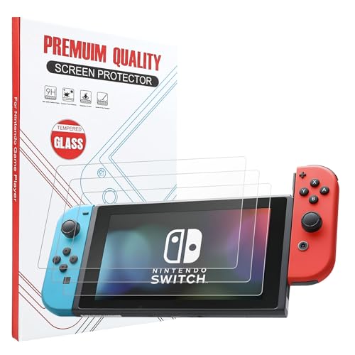 Shesyuki 3er Pack Displayschutzfolie kompatibel mit Nintendo Switch OLED 7 Zoll, Anti-Glare und Anti-Fingerprint, Mattglas Displayschutzfolie, einfache Installation, Anti-Kratzer, Touch Sensitive Shesyuki 3er Pack Displayschutzfolie kompatibel mit Nintendo Switch OLED 7 Zoll, Anti-Glare und Anti-Fingerprint, Mattglas Displayschutzfolie, einfache Installation, Anti-Kratzer, Touch Sensitive von Shesyuki