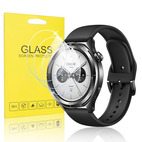 Shesyuki 3er Pack Displayschutzfolie kompatibel mit Xiaomi Watch S4, HD-Transparentes gehärtetes Glas Bildschirmschutz, Anti-Kratzer, berührungsempfindlich Shesyuki 3er Pack Displayschutzfolie kompatibel mit Xiaomi Watch S4, HD-Transparentes gehärtetes Glas Bildschirmschutz, Anti-Kratzer, berührungsempfindlich von Shesyuki