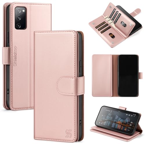 Shieldtop Kompatibel mit Samsung Galaxy S20 FE Brieftaschen-Schutzhülle mit Kartenhalter, für Damen und Herren, RFID-blockierend, PU-Leder, Flip-TPU-Schutzhülle, Kreditkartenfächer, Handyhülle für Shieldtop Kompatibel mit Samsung Galaxy S20 FE Brieftaschen-Schutzhülle mit Kartenhalter, für Damen und Herren, RFID-blockierend, PU-Leder, Flip-TPU-Schutzhülle, Kreditkartenfächer, Handyhülle für von Shieldtop