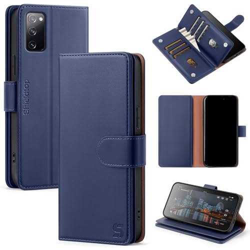 Shieldtop Kompatibel mit Samsung Galaxy S20 FE Brieftaschen-Schutzhülle mit Kartenhalter, für Damen und Herren, RFID-blockierend, PU-Leder, Flip-TPU-Schutzhülle, Kreditkartenfächer, Handyhülle für Shieldtop Kompatibel mit Samsung Galaxy S20 FE Brieftaschen-Schutzhülle mit Kartenhalter, für Damen und Herren, RFID-blockierend, PU-Leder, Flip-TPU-Schutzhülle, Kreditkartenfächer, Handyhülle für von Shieldtop