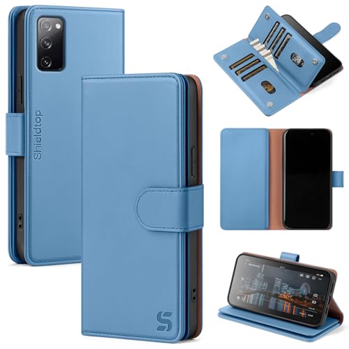 Shieldtop Kompatibel mit Samsung Galaxy S20 FE Brieftaschen-Schutzhülle mit Kartenhalter, für Damen und Herren, RFID-blockierend, PU-Leder, Flip-TPU-Schutzhülle, Kreditkartenfächer, Handyhülle für Shieldtop Kompatibel mit Samsung Galaxy S20 FE Brieftaschen-Schutzhülle mit Kartenhalter, für Damen und Herren, RFID-blockierend, PU-Leder, Flip-TPU-Schutzhülle, Kreditkartenfächer, Handyhülle für von Shieldtop