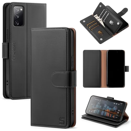 Shieldtop Kompatibel mit Samsung Galaxy S20 FE Brieftaschen-Schutzhülle mit Kartenhalter, für Damen und Herren, RFID-blockierend, PU-Leder, Flip-TPU-Schutzhülle, Kreditkartenfächer, Handyhülle für Shieldtop Kompatibel mit Samsung Galaxy S20 FE Brieftaschen-Schutzhülle mit Kartenhalter, für Damen und Herren, RFID-blockierend, PU-Leder, Flip-TPU-Schutzhülle, Kreditkartenfächer, Handyhülle für von Shieldtop